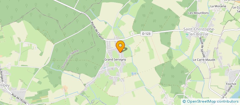 localisation de l'entreprise MONSIEUR CHRISTOPHE PELLETRAT à SAINT-CHRISTOPHE-EN-BRESSE