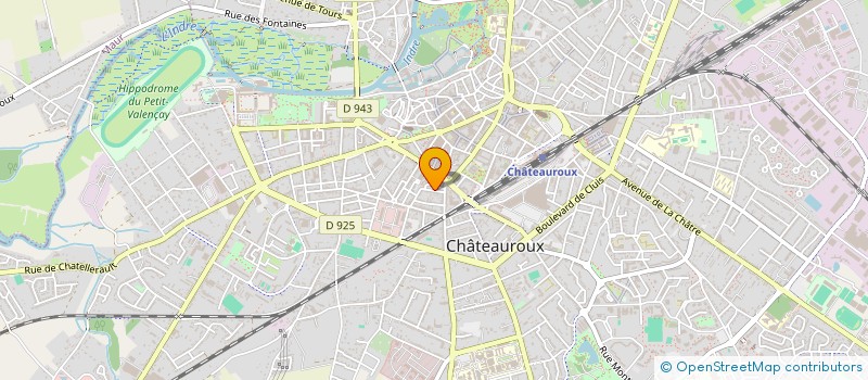 localisation de l'entreprise MONSIEUR CHRISTOPHE PELLIER à CHATEAUROUX