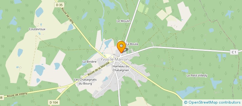 localisation de l'entreprise MONSIEUR CHRISTOPHE PELLIGRA  YVOY-LE-MARRON