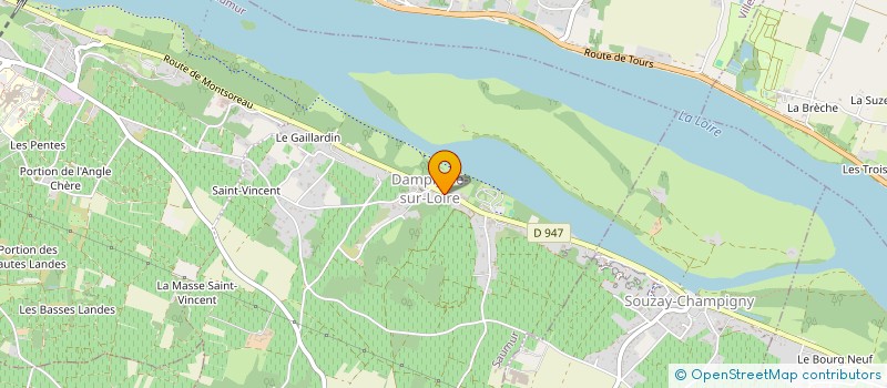 localisation de l'entreprise MONSIEUR CHRISTOPHE PELTIER  SAUMUR