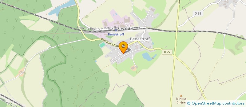 localisation de l'entreprise MONSIEUR CHRISTOPHE PELZER  BENESTROFF