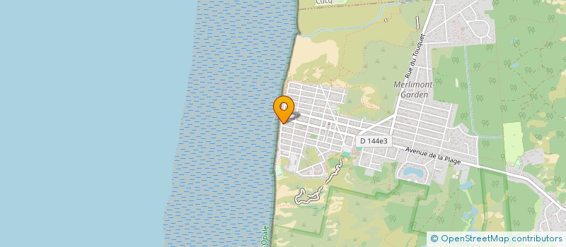 localisation de l'entreprise MONSIEUR CHRISTOPHE PENET  MERLIMONT