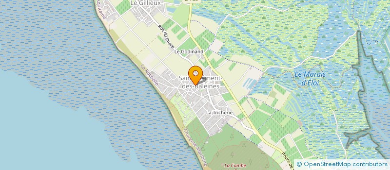 localisation de l'entreprise MONSIEUR CHRISTOPHE PENOT  SAINT-CLEMENT-DES-BALEINES