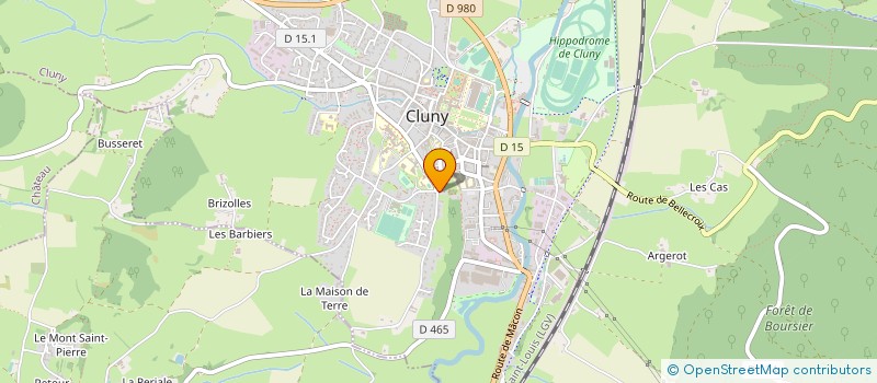 localisation de l'entreprise MONSIEUR CHRISTOPHE PENOT  CLUNY