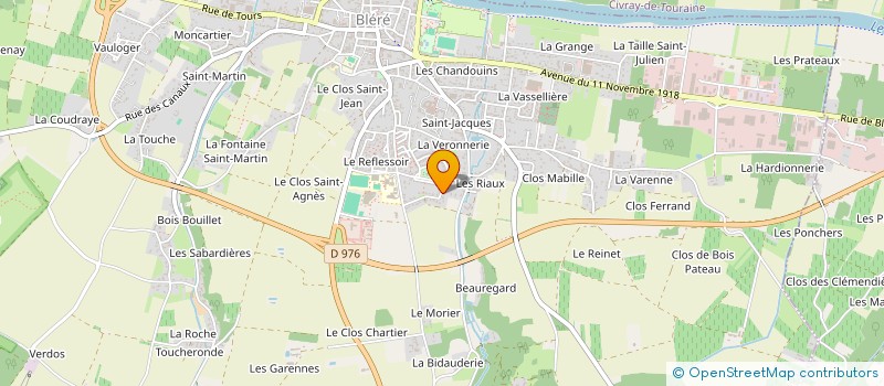 localisation de l'entreprise MONSIEUR CHRISTOPHE PEPIN  BLERE