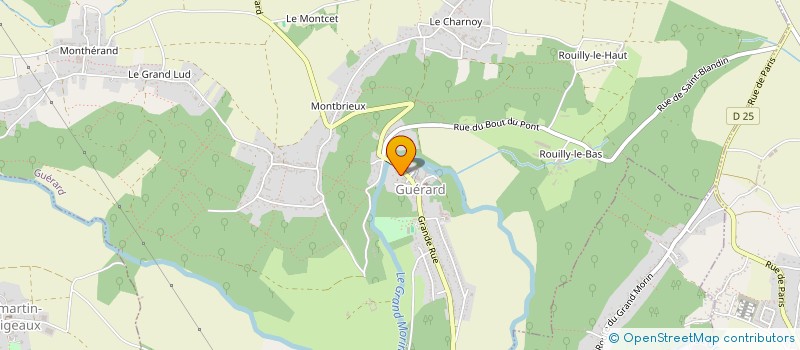 localisation de l'entreprise MONSIEUR CHRISTOPHE PERASIE  GUERARD