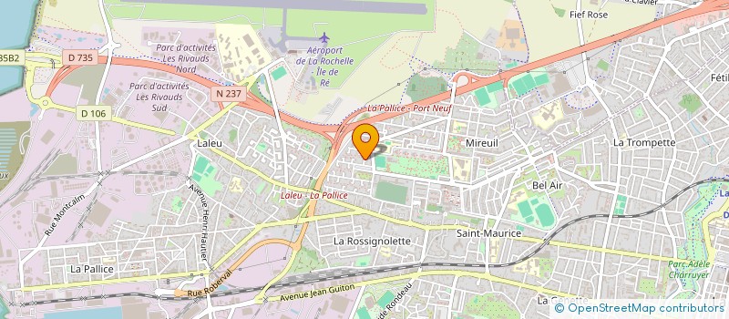 localisation de l'entreprise MONSIEUR CHRISTOPHE PERAUD  LA ROCHELLE