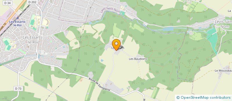 localisation de l'entreprise MONSIEUR CHRISTOPHE PERCHEVAL  LES ESSARTS-LE-ROI