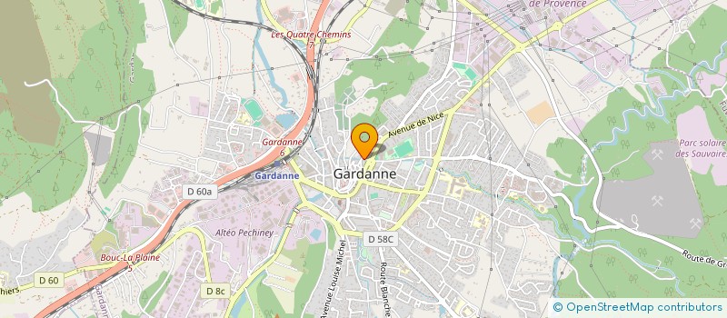 localisation de l'entreprise MONSIEUR CHRISTOPHE PERCONTI à GARDANNE