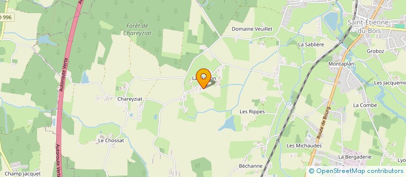 localisation de l'entreprise MONSIEUR CHRISTOPHE PERDRIX  SAINT-ETIENNE-DU-BOIS