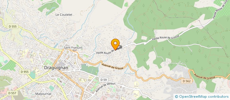 localisation de l'entreprise MONSIEUR CHRISTOPHE PEREIRA  DRAGUIGNAN
