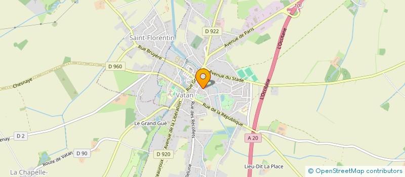 localisation de l'entreprise MONSIEUR CHRISTOPHE PEREIRA DE ALMEIDA à VATAN