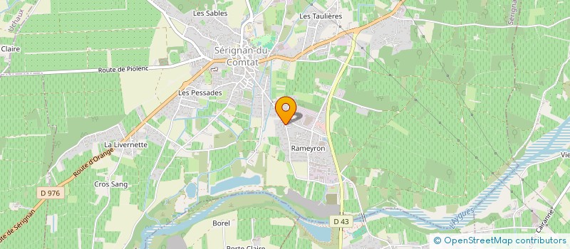 localisation de l'entreprise MONSIEUR CHRISTOPHE PEREZ à SERIGNAN-DU-COMTAT