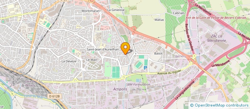 localisation de l'entreprise MONSIEUR CHRISTOPHE PEREZ  BEZIERS