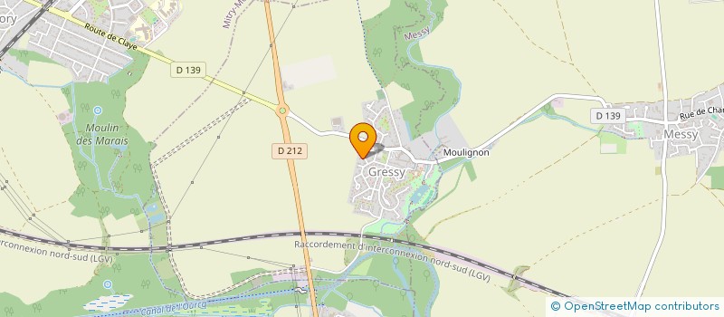 localisation de l'entreprise MONSIEUR CHRISTOPHE PERICAUD  GRESSY