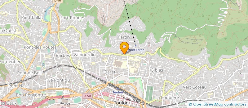 localisation de l'entreprise MONSIEUR CHRISTOPHE PERICHON  TOULON