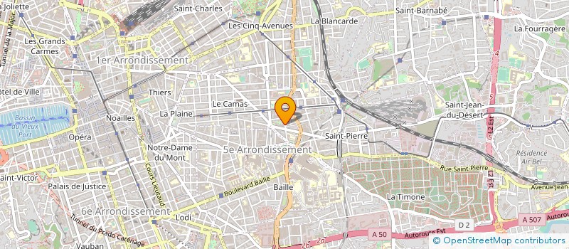localisation de l'entreprise MONSIEUR CHRISTOPHE PERMALNAIDOO à MARSEILLE 5EME
