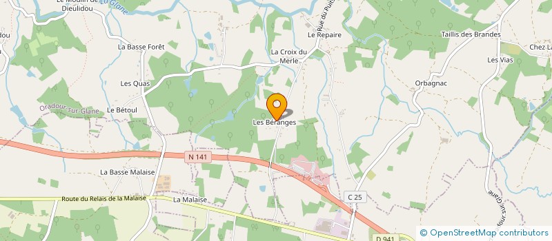 localisation de l'entreprise MONSIEUR CHRISTOPHE PERNEL à ORADOUR-SUR-GLANE