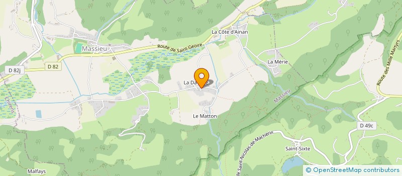 localisation de l'entreprise MONSIEUR CHRISTOPHE PERON  MASSIEU