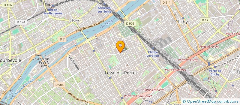 localisation de l'entreprise MONSIEUR CHRISTOPHE PERPIGNANO à LEVALLOIS-PERRET