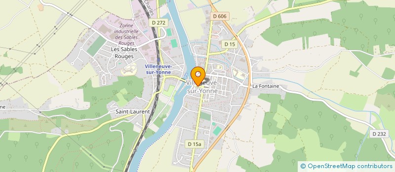 localisation de l'entreprise MONSIEUR CHRISTOPHE PERRAUX à VILLENEUVE-SUR-YONNE