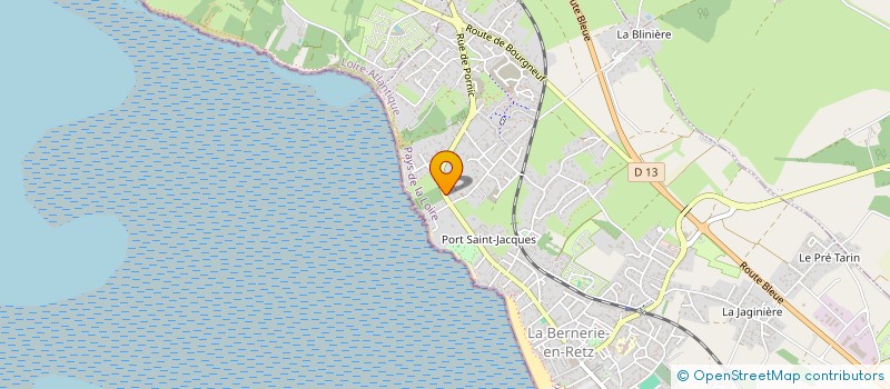 localisation de l'entreprise MONSIEUR CHRISTOPHE PERRET  LA BERNERIE-EN-RETZ