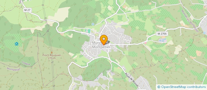 localisation de l'entreprise MONSIEUR CHRISTOPHE PERRIER  MURVIEL-LES-MONTPELLIER