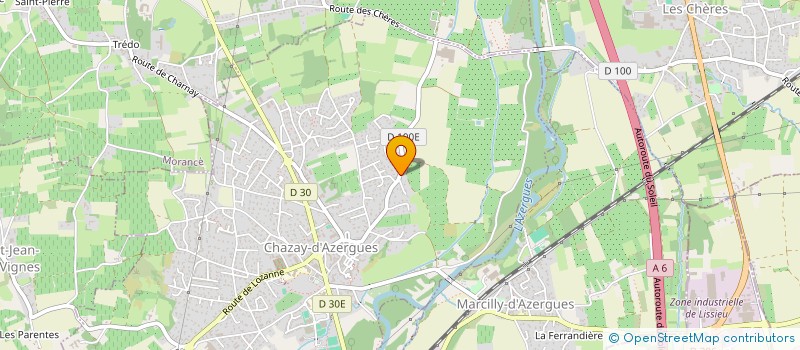 localisation de l'entreprise MONSIEUR CHRISTOPHE PERRIER  CHAZAY-D'AZERGUES