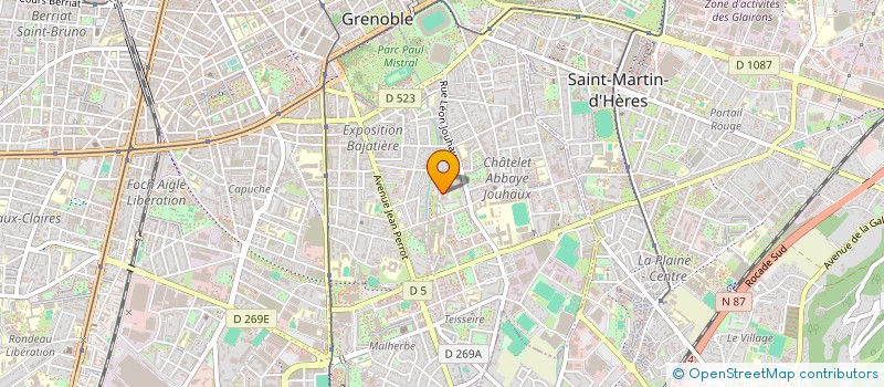 localisation de l'entreprise MONSIEUR CHRISTOPHE PERRIER-CORNET à GRENOBLE