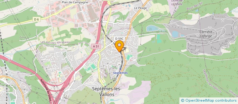 localisation de l'entreprise MONSIEUR CHRISTOPHE PERRIERE à SEPTEMES-LES-VALLONS