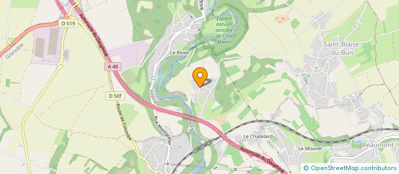 localisation de l'entreprise MONSIEUR CHRISTOPHE PERRIN  SAINT-BLAISE-DU-BUIS