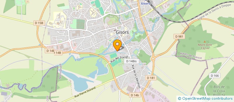 localisation de l'entreprise MONSIEUR CHRISTOPHE PERRO-GUEFFIER à GISORS