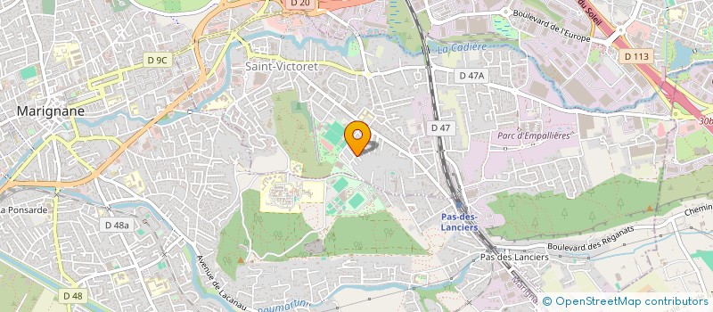 localisation de l'entreprise MONSIEUR CHRISTOPHE PERROT  SAINT-VICTORET