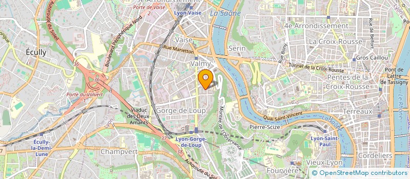 localisation de l'entreprise MONSIEUR CHRISTOPHE PERSILLET à LYON