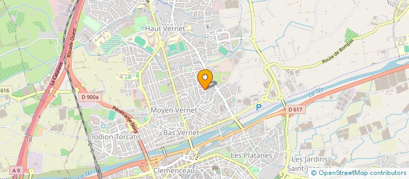 localisation de l'entreprise MONSIEUR CHRISTOPHE PERTRIZOT  PERPIGNAN