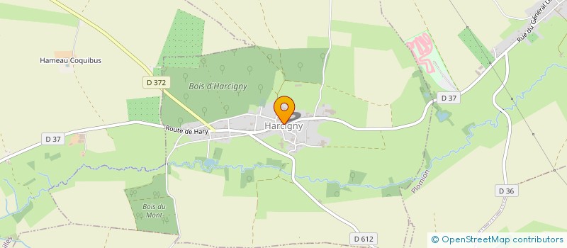 localisation de l'entreprise MONSIEUR CHRISTOPHE PERY  HARCIGNY