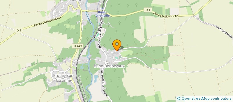 localisation de l'entreprise MONSIEUR CHRISTOPHE PERY  BUNO-BONNEVAUX