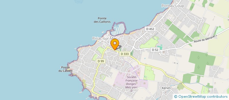 localisation de l'entreprise MONSIEUR CHRISTOPHE PESQUET à PIRIAC-SUR-MER