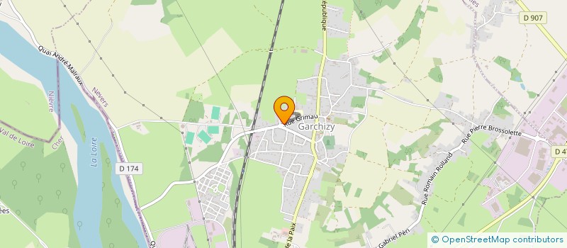 localisation de l'entreprise MONSIEUR CHRISTOPHE PESSON  GARCHIZY