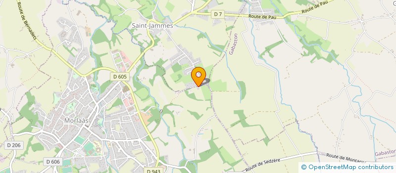 localisation de l'entreprise MONSIEUR CHRISTOPHE PESSUS  MORLAAS