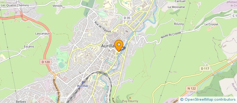localisation de l'entreprise MONSIEUR CHRISTOPHE PESTRINAUX à AURILLAC