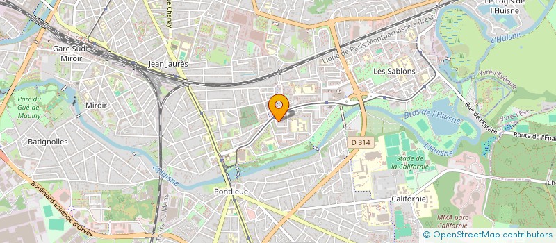 localisation de l'entreprise MONSIEUR CHRISTOPHE PETIARD  LE MANS