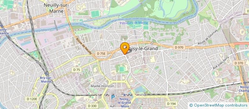 localisation de l'entreprise MONSIEUR CHRISTOPHE PETIT  NOISY-LE-GRAND