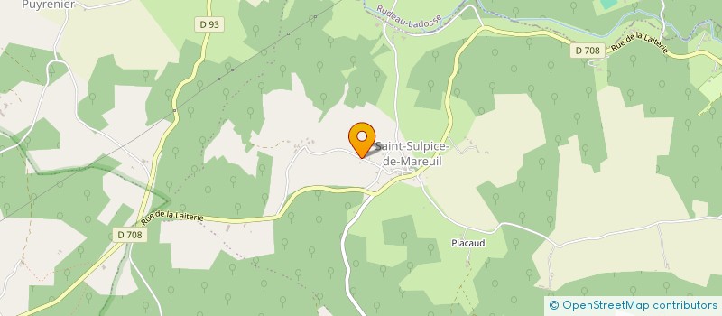 localisation de l'entreprise MONSIEUR CHRISTOPHE PETIT  LA ROCHEBEAUCOURT-ET-ARGENTINE