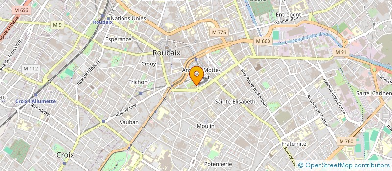 localisation de l'entreprise MONSIEUR CHRISTOPHE PETIT à ROUBAIX
