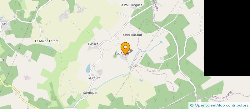 localisation de l'entreprise MONSIEUR CHRISTOPHE PETIT  JUIGNAC