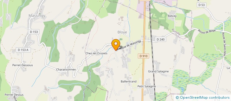 localisation de l'entreprise MONSIEUR CHRISTOPHE PETIT  BLOYE