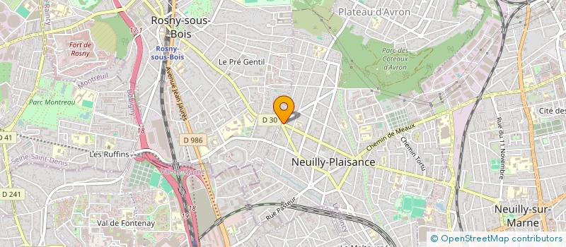 localisation de l'entreprise MONSIEUR CHRISTOPHE PETIT à NEUILLY-PLAISANCE