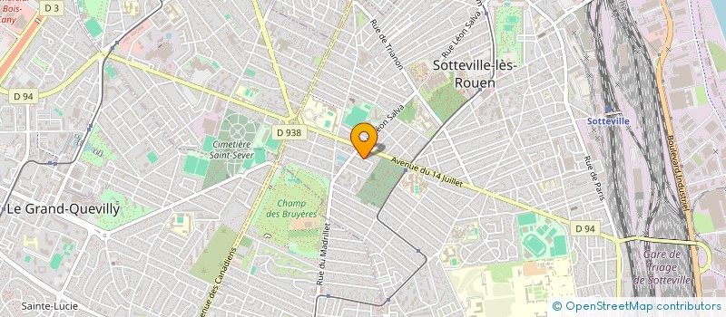 localisation de l'entreprise MONSIEUR CHRISTOPHE PETIT  SOTTEVILLE-LES-ROUEN