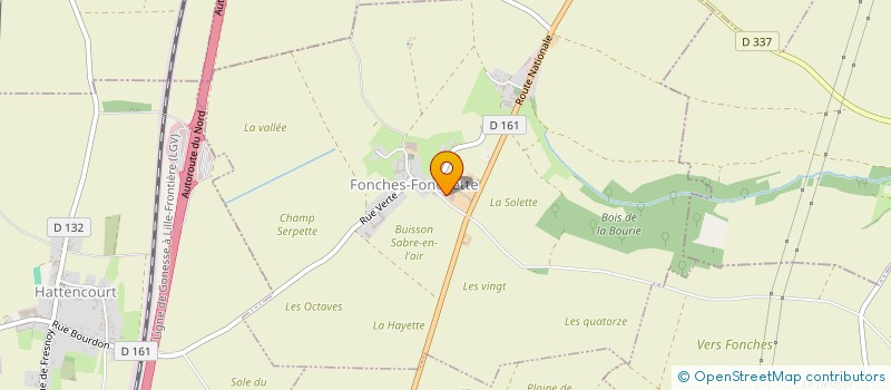 localisation de l'entreprise MONSIEUR CHRISTOPHE PETIT  FONCHES-FONCHETTE